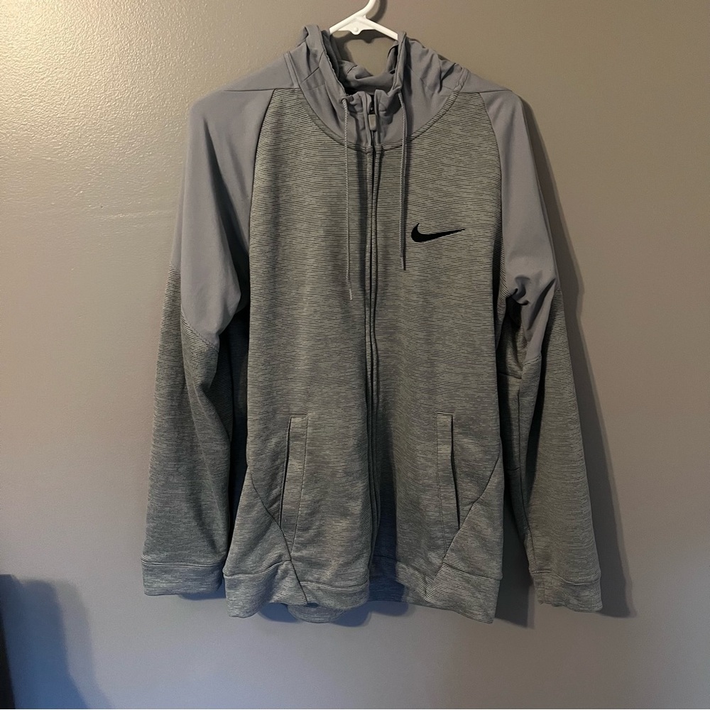 Light grey Nike full zip hoodie